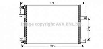 AVA QUALITY COOLING re5061 -  Конденсатор, кондиционер